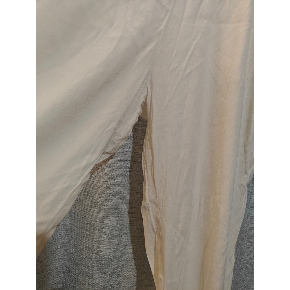 Tiger of Sweden Eres Cream Textured Elastic Waist Trousers S59805011 Size 32 - Picture 2 of 9